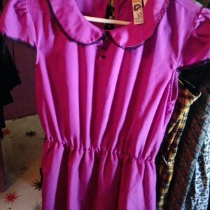 Mimi Chica Hot Topic M Babydoll purple vintage